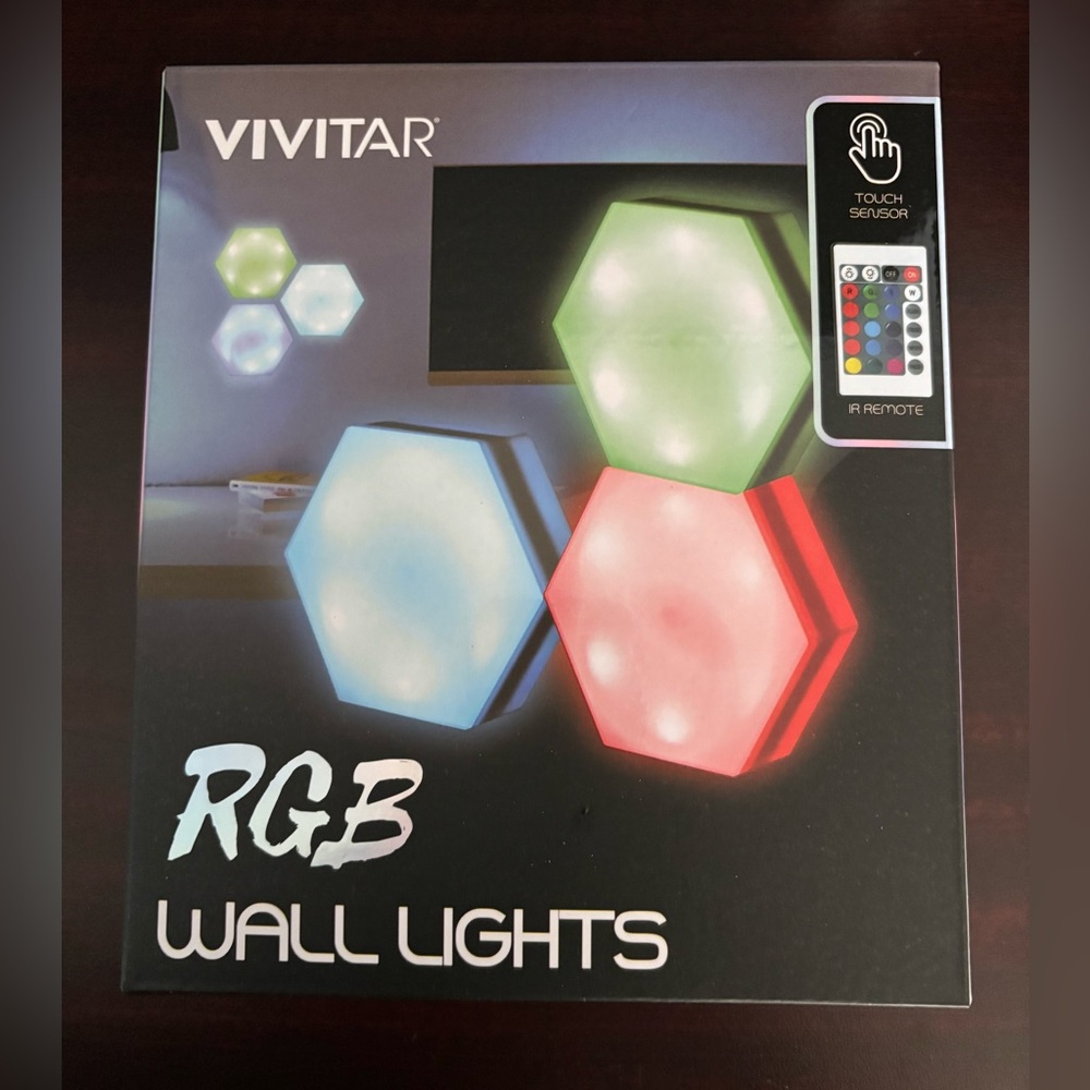 Hexagonal Party Lights for Vibrant Celebrations